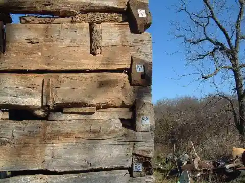 The cabin may look like a wreck at this point, but real estate is all about location, and location doesn’t get much better than this. So beautiful and peaceful!