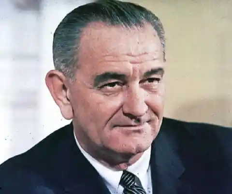 Lyndon B. Johnson and Helen G. Douglas