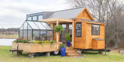 A Greenhouse And Porchswing