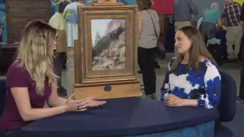 Woman Tears Up When They Tell Her What Grandma’s Painting Is Really Worth