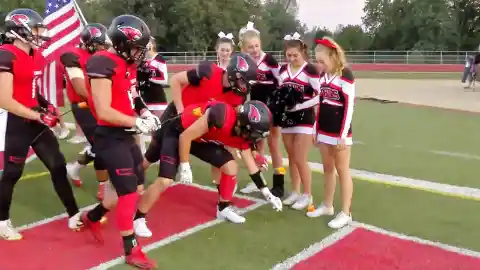 These Football Players Had A Message For A Schoolmate, And It Left Her Absolutely Overwhelmed