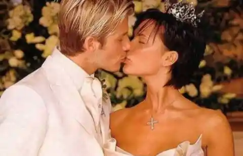 David Beckham and Victoria Wedding