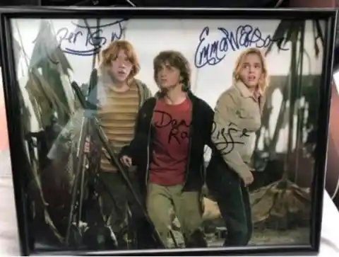 They Found This Signed Photo of the "Harry Potter" Cast