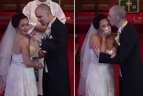 Groom Tells His Bride to Turn Around and She Starts Crying When She Spots These Uninvited Guests