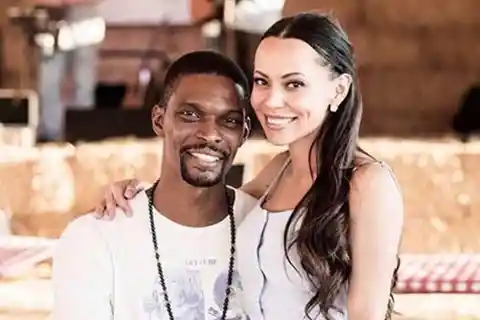 Adrienne Bosh and Chris Bosh