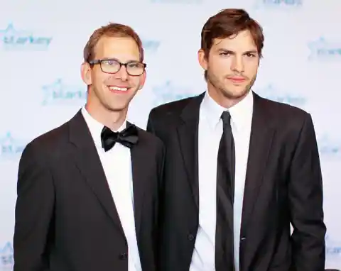 Ashton Kutcher and Michael Kutcher