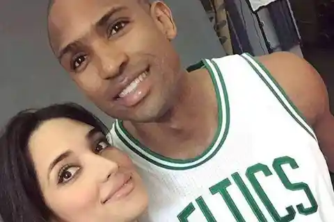 Amelia Vega and Al Horford