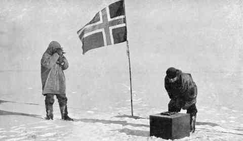 Roald Amundsen And Umberto Nobile