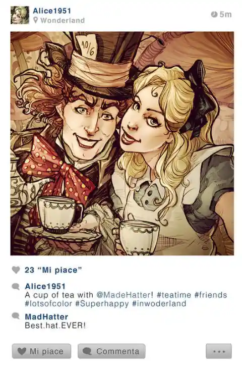 11. Alice and her #bestie, probably at #Starbucks