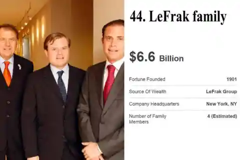 Jenkins family- $6.8 billion