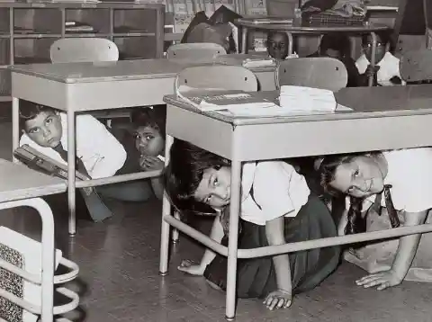 Duck And Cover Drills In Schools