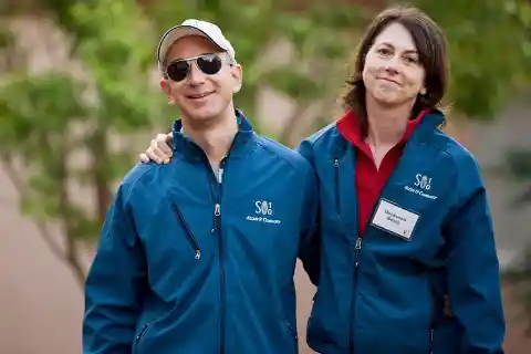 Jeff and MacKenzie Bezos