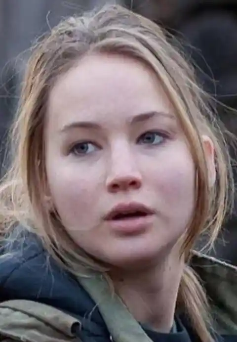 Jennifer Lawrence sin maquillaje