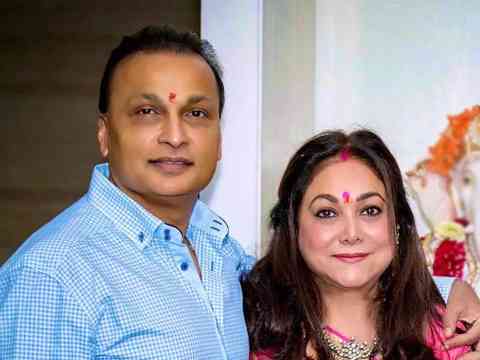 Tina Ambani married to Indian business mogul Anil Ambani