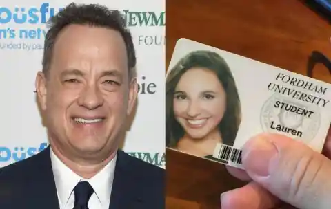 Tom Hanks Posts Photo With Student’s Lost ID Card