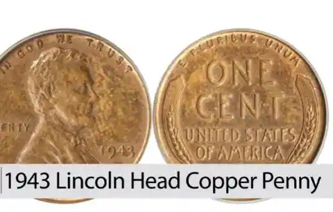 1943 Lincoln Head Copper Penny