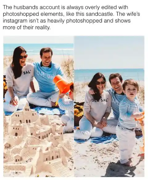 The difference between a husband's IG and his wife's