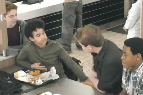 Teens Mock Boy At Burger King, Don’t Notice Man On Bench