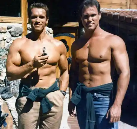 Schwarzenegger's Double's Abs