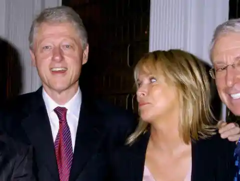 Bill Clinton and Elizabeth Gracen