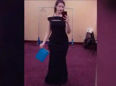 She Got Herself a Designer Gown