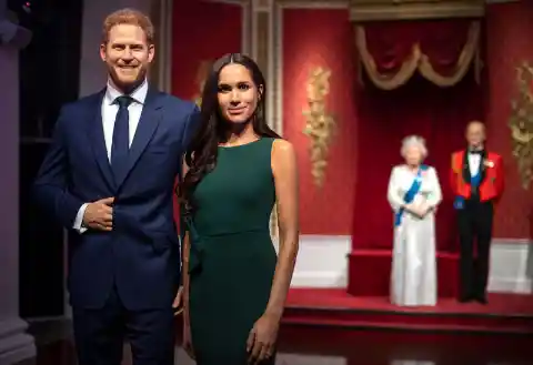 Harry and Meghan;'s wax figures were removed immediately
