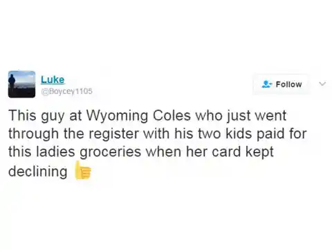Man Pays For Elderly Woman’s Groceries, But Her Words Makes Him Regret It
