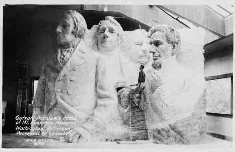 6. The original prototype for Mount Rushmore, 1923.