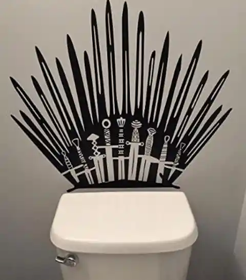 This Game Of Thrones Toilet Decal