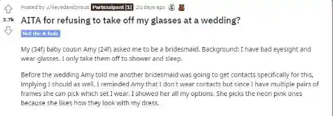 Bridesmaid Blown Away By ‘Awful’ Last-Minute Wedding Day Demand