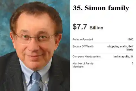 Pigott family- $7.7 billion