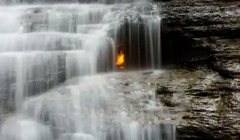 2. The Eternal Flame Falls, United States