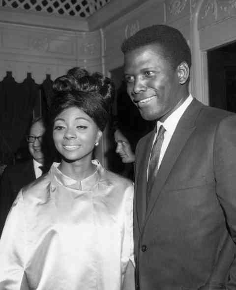 Sidney Poitier with Leslie Uggams