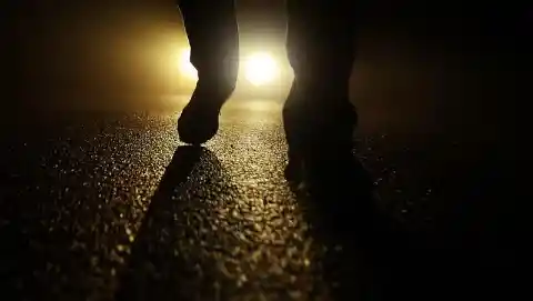 She Was Walking Miles Alone In A Dark Morning When A Strange Car Tailed Behind Her